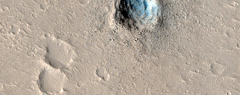Recent Impact near Hebrus Valles