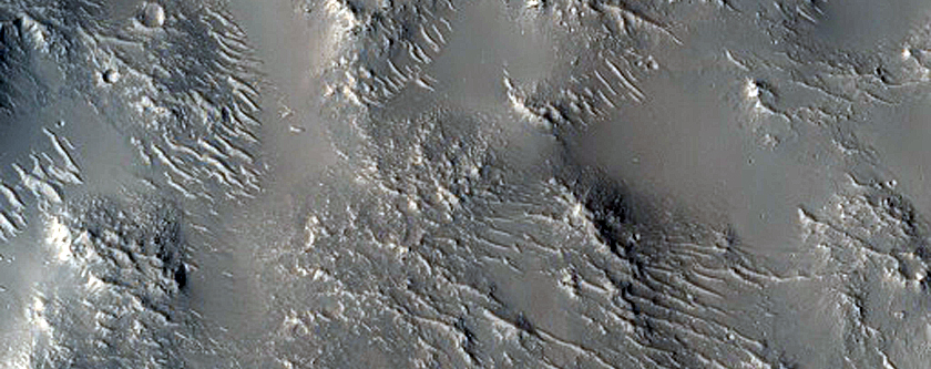Northern Crater Ejecta