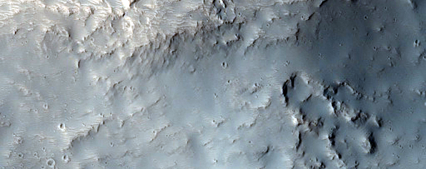 Impact Related Deposits and Flows Southwest of Mangala Valles