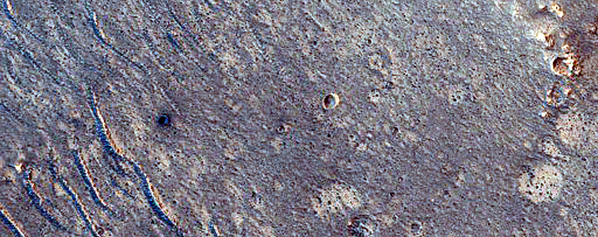 Terrain North of Coprates Chasma