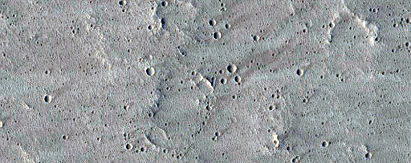 Candidate Recent Impact Site