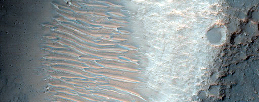 Terrain West of Tyrrhena Mons