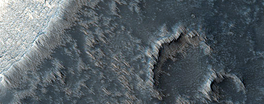 Pits in Southeast Syria Planum