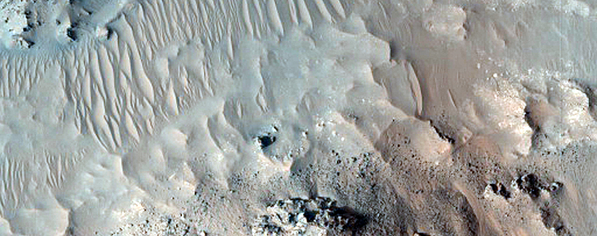 Monitor Slopes in Mojave Crater