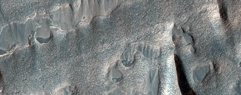 Monitor Slopes in East Melas Chasma