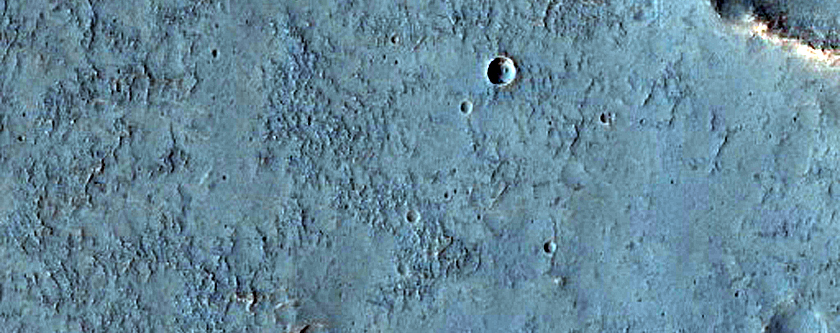 Cross-Cutting Faults Southeast of Melas Chasma