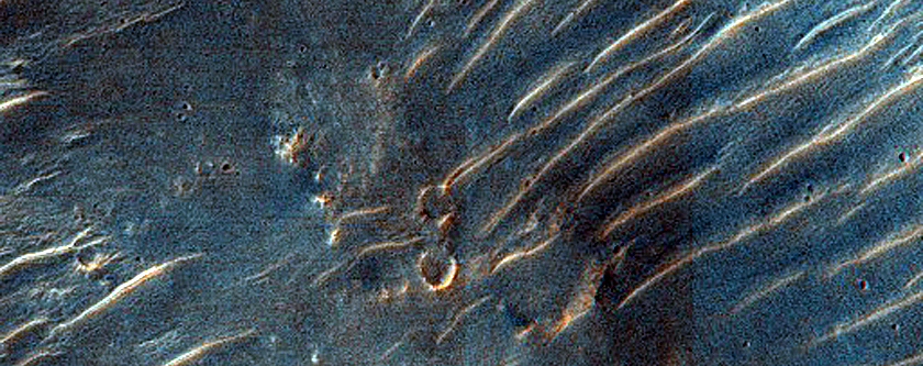 Sand Dunes near Huygens Crater