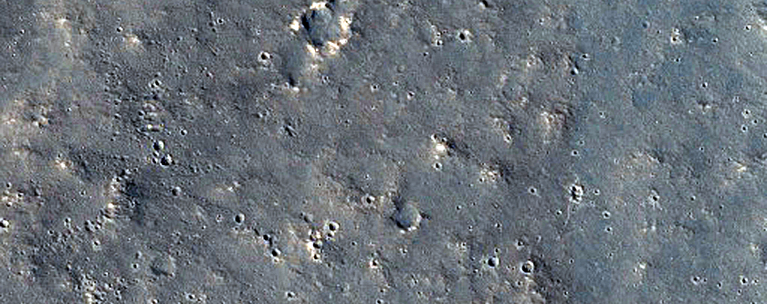 Candidate Recent Impact Site