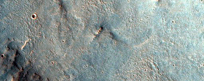 Impact-Related Deposits and Flows near Jijiga Crater