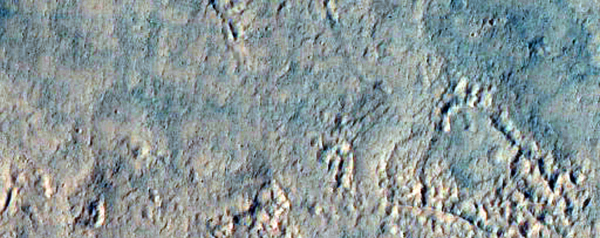 Possible Volcanic Vents Remnant with Hydrated Silica Coating