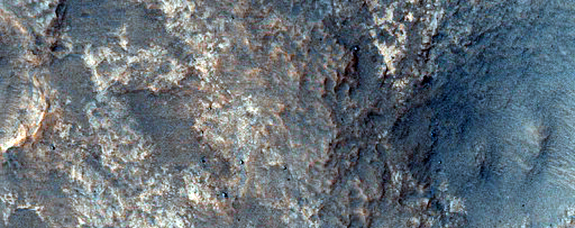 Layers in Northeastern Hellas Planitia