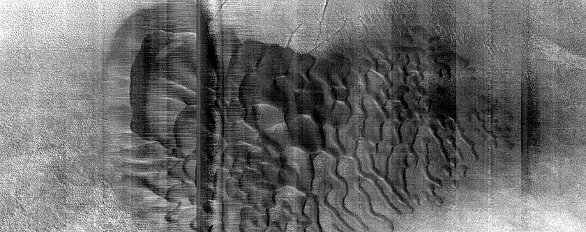 Dune Monitoring in Crater