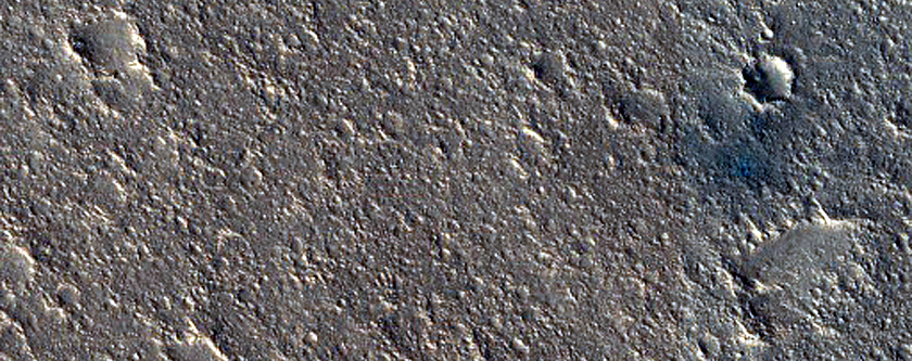 Candidate Recent Impact Site