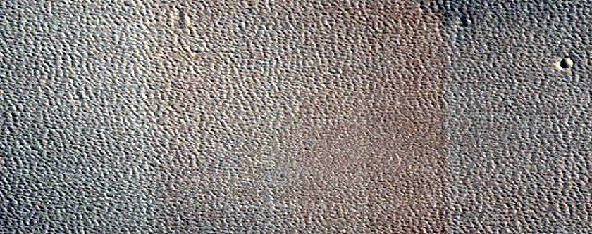 Candidate Recent Impact Site