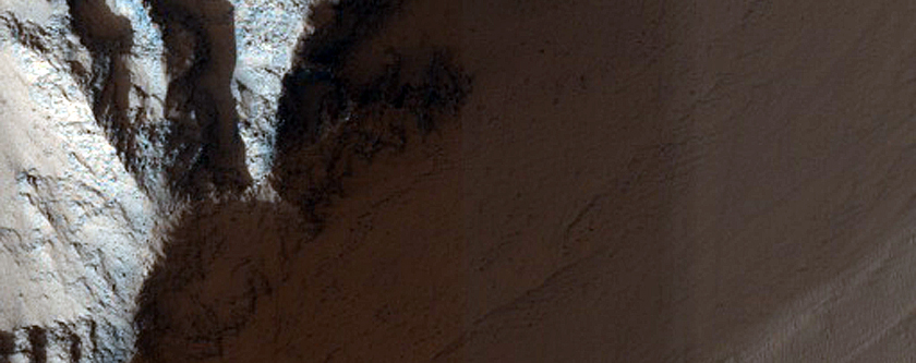 Southern Wall of Hebes Chasma at Slope Valley