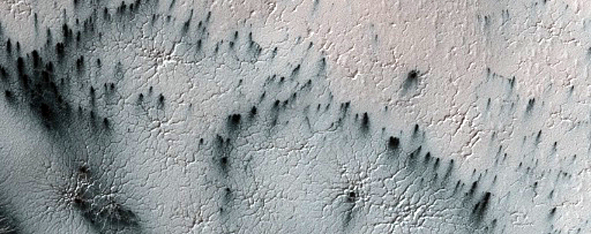 Monitor Defrosting Patterns on Ridges in Terrain Dubbed Inca City