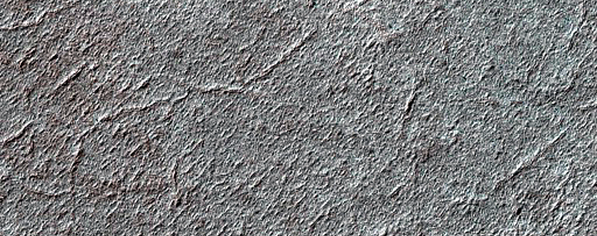 Extra-Crater Sinuous Ridge