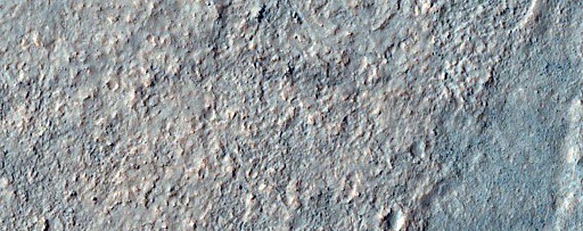 Cratered Terrain Southeast of Greeley Crater