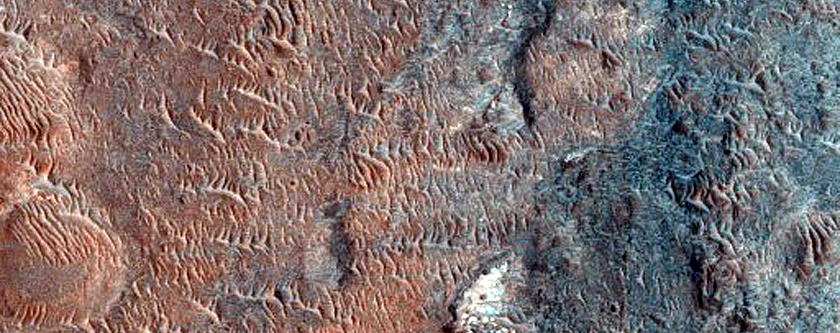Characterize Late Discharge along Samara Valles