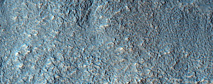 Crater Rim in Icaria Planum