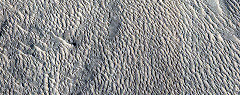 Possible Rock Falls on Steep Slopes in Cerberus Fossae 