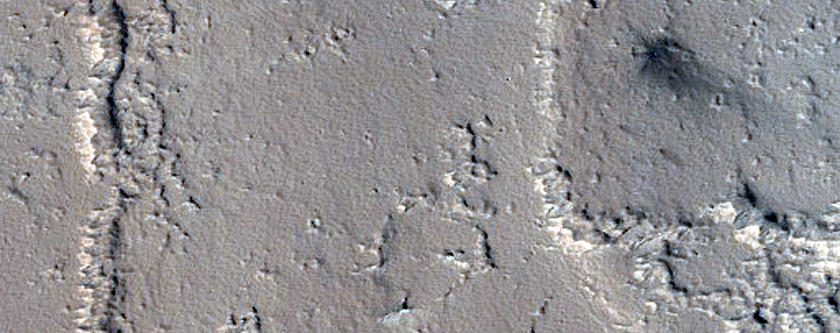 Candidate Recent Impact Site