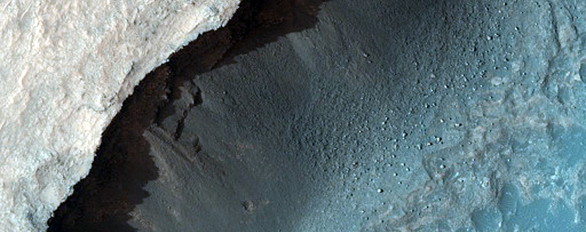 Pit in Crater Floor