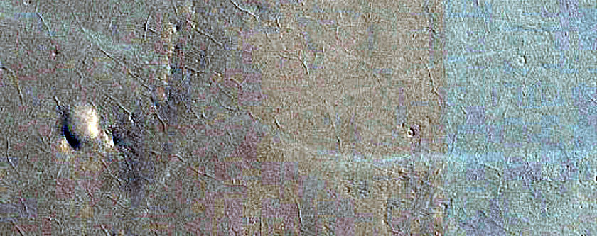 Candidate Recent Impact Site