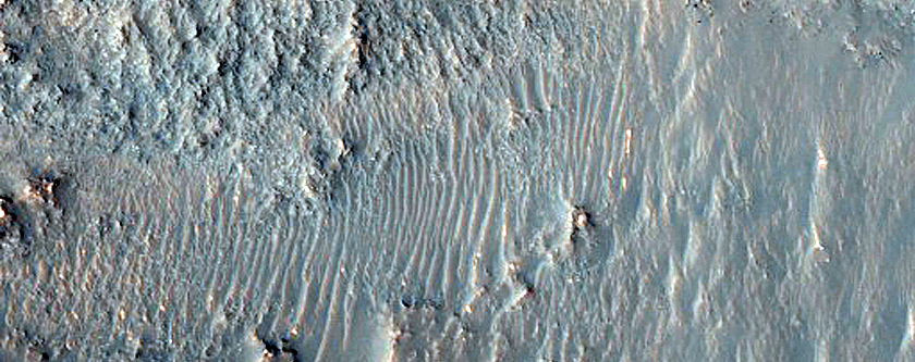 Layers in Low Latitude Crater