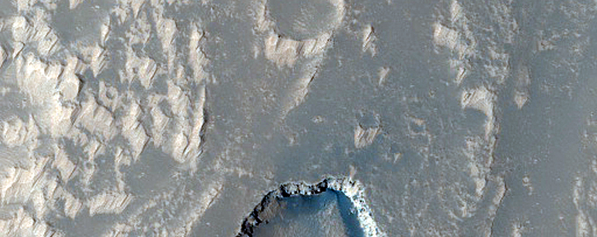 A Pit near Arsia Mons