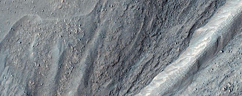 Massif in Northwestern Rim Region of Argyre Basin