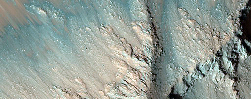 Steep Southern Coprates Chasma Wall Slopes