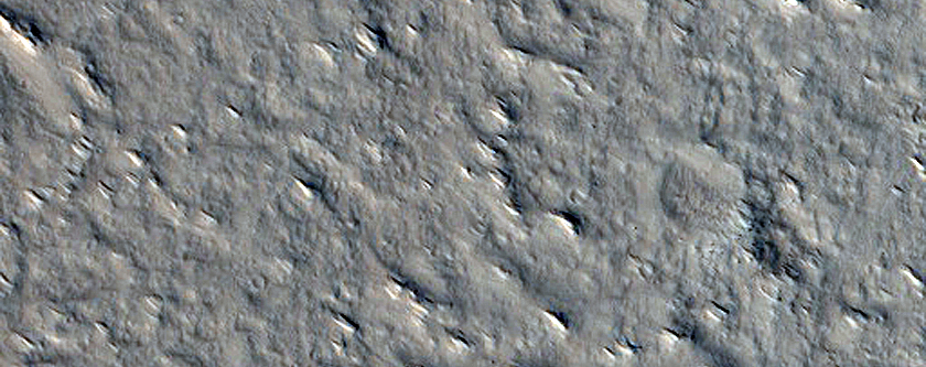 Terrain near Gordii Dorsum
