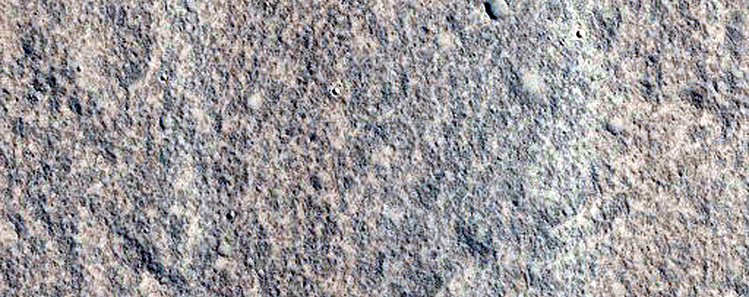 Crater in Isidis Planitia