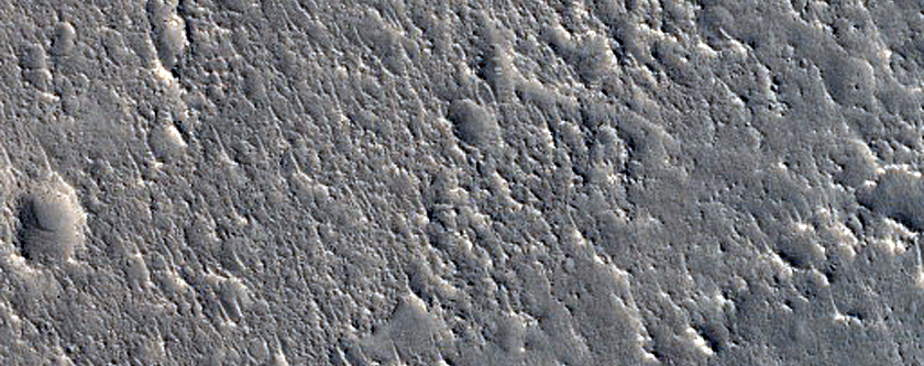 Terrain Sample West of Marth Crater