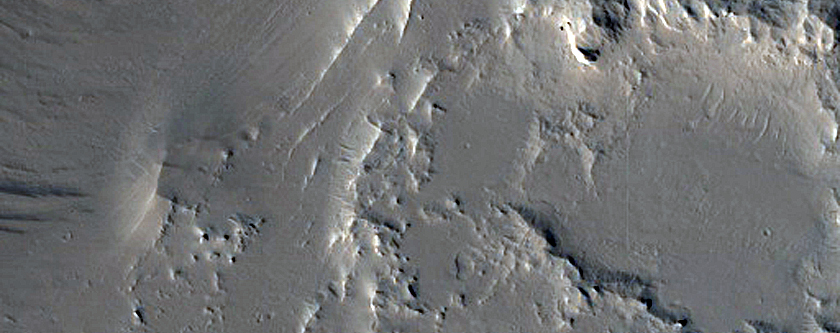 Degraded Crater Rim