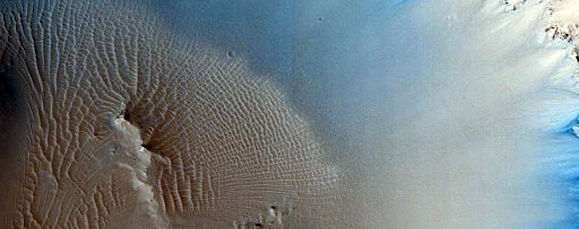 2-Kilometer Crater in Arabia Terra