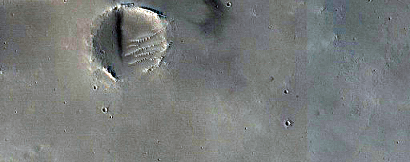 Candidate Recent Impact Site