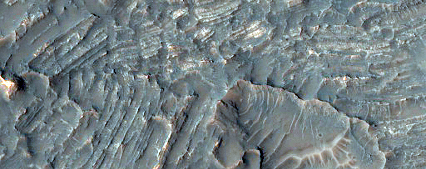 Martin Crater Central Uplift