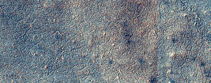 Extra-Crater Sinuous Ridge