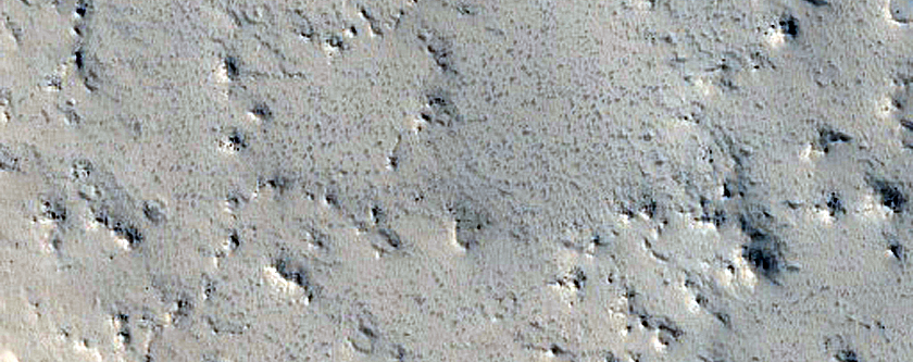 Layers on Northern Wall of Gill Crater