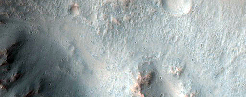 Gullies and Mass Wasting on Crater Wall