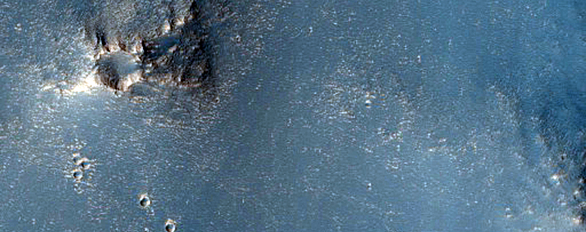 Southern Rim of Schiaparelli Crater