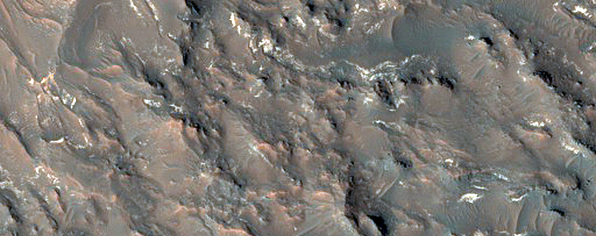 Light-Toned Outcrops in Aureum Chaos