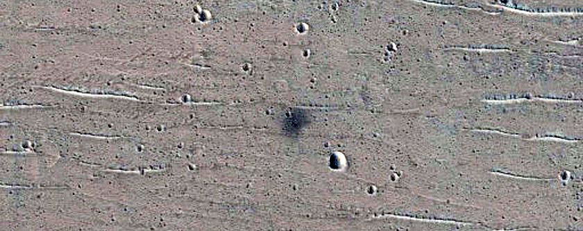 Candidate Recent Impact Site