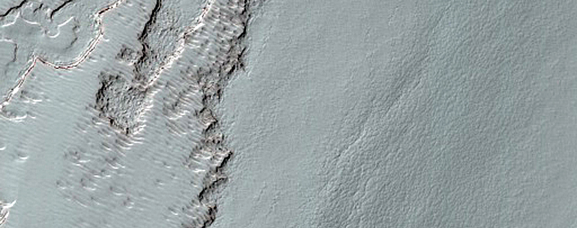 South Polar Residual Cap Site
