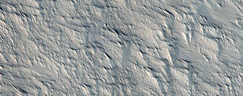 Terrain near Amazonis Mensa and Gordii Dorsum
