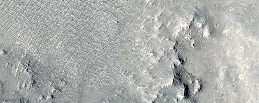 Landforms in Intercrater Terrain West of Reuyl Crater