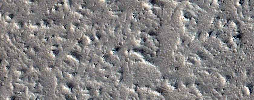 Lava Flow with Center Channel