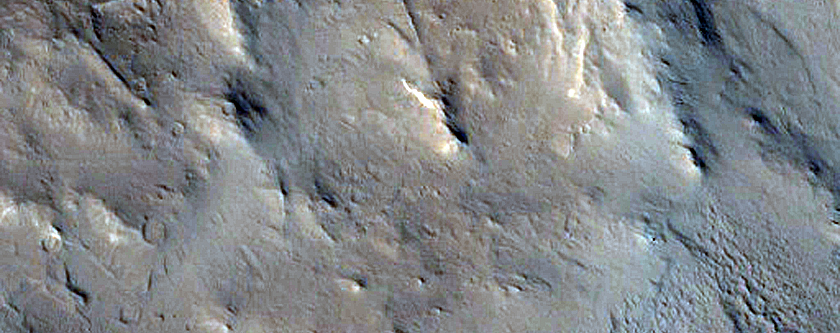 Terrain near Gordii Dorsum